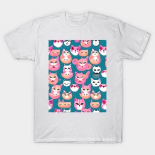 Abstract Cats T-Shirt